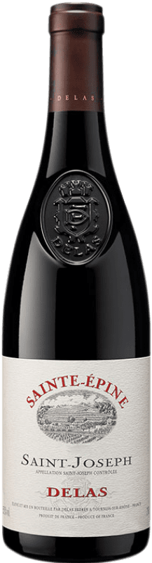 108,95 € 免费送货 | 红葡萄酒 Delas Frères Sainte Épine Crianza — 陈酿 A.O.C. Saint-Joseph 罗纳 法国 Syrah — 西拉 75 cl