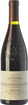 39,95 € Бесплатная доставка | Красное вино Delas Frères Haute Pierre старения A.O.C. Châteauneuf-du-Pape Рона Франция Syrah, Grenache бутылка 75 cl