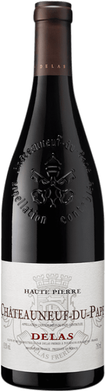 41,95 € Free Shipping | Red Wine Delas Frères Haute Pierre Crianza — Aged A.O.C. Châteauneuf-du-Pape Rhône France Syrah — Shiraz, Garnacha — Grenache Bottle 75 cl