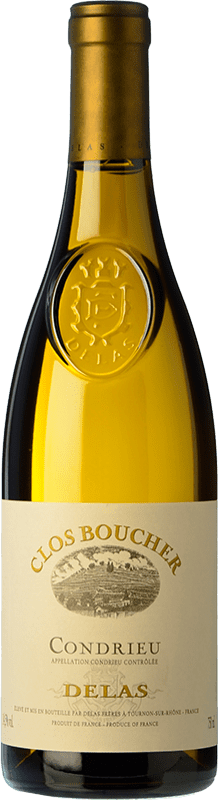 102,95 € Envio grátis | Vinho branco Delas Frères Clos Boucher Crianza A.O.C. Condrieu Rhône França Viognier Garrafa 75 cl