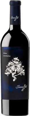 54,95 € Kostenloser Versand | Rotwein Juan Gil Etiqueta Azul D.O. Jumilla Region von Murcia Spanien Syrah, Cabernet Sauvignon, Monastrell Magnum-Flasche 1,5 L