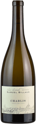 27,95 € Envio grátis | Vinho branco Samuel Billaud Les Grands Terroirs A.O.C. Chablis Borgonha França Chardonnay Garrafa 75 cl