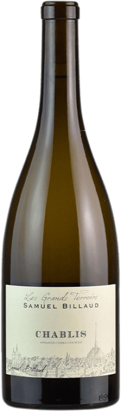29,95 € Envío gratis | Vino blanco Samuel Billaud Les Grands Terroirs A.O.C. Chablis Borgoña Francia Chardonnay Botella 75 cl