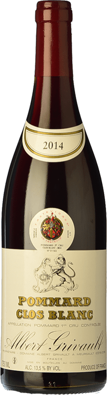 81,95 € Kostenloser Versand | Rotwein Albert Grivault Premier Cru Clos Blanc Alterung A.O.C. Pommard Burgund Frankreich Spätburgunder Flasche 75 cl