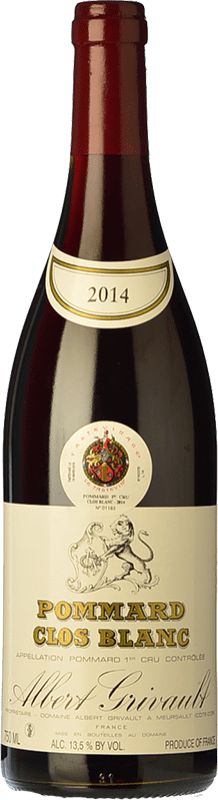43,95 € Spedizione Gratuita | Vino Rosso Albert Grivault Clos Blanc 1er Premier Cru Crianza — Invecchiato in Botte A.O.C. Pommard Borgogna Francia Pinot Nero 75 cl