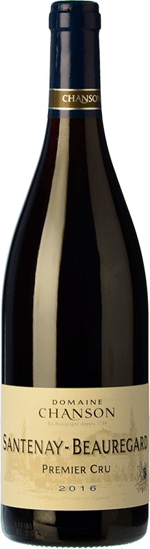 48,95 € Бесплатная доставка | Красное вино Chanson Santenay-Beauregard 1er Cru старения A.O.C. Santenay Бургундия Франция Pinot Black бутылка 75 cl
