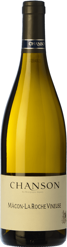 18,95 € Бесплатная доставка | Белое вино Chanson La Roche Vineuse A.O.C. Mâcon Бургундия Франция Chardonnay бутылка 75 cl