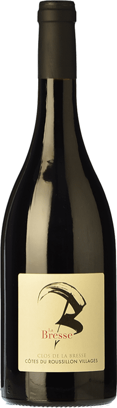 17,95 € 免费送货 | 红酒 Domaine de La Bresse Clos de la Bresse 年轻的 A.O.C. Côtes du Roussillon Villages 鲁西永 法国 Syrah, Grenache 瓶子 75 cl