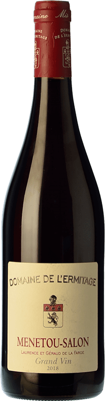 19,95 € Envio grátis | Vinho tinto Domaine de l'Ermitage Grand Vin Jovem A.O.C. Menetou-Salon Loire França Pinot Preto Garrafa 75 cl