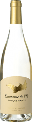 29,95 € Free Shipping | White wine Domaine de l'Ile Porquerolles Blanc A.O.C. Côtes de Provence Provence France Syrah, Grenache, Mourvèdre, Cinsault, Rolle, Tibouren Bottle 75 cl