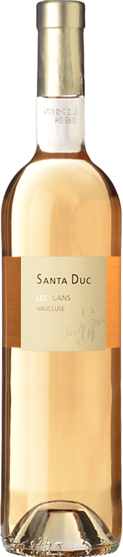 9,95 € Kostenloser Versand | Rosé-Wein Santa Duc Les Plans Rosé I.G.P. Vin de Pays Rhône Rhône Frankreich Syrah, Grenache, Cinsault Flasche 75 cl