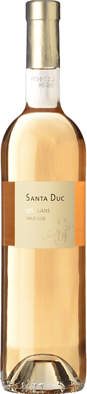9,95 € Envio grátis | Vinho Rosé Santa Duc Les Plans Rosé I.G.P. Vin de Pays Rhône Rhône França Syrah, Garnacha — Grenache, Cinsault Garrafa 75 cl