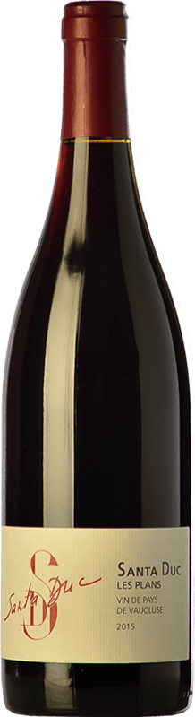 10,95 € Envoi gratuit | Vin Rouge Santa Duc Les Plans Jeune I.G.P. Vin de Pays Rhône Rhône France Merlot, Syrah, Garnacha — Grenache, Cabernet Sauvignon Eco — Biologique Bouteille 75 cl