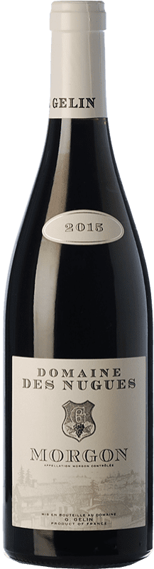 14,95 € Бесплатная доставка | Красное вино Domaine des Nugues Дуб A.O.C. Morgon Beaujolais Франция Gamay бутылка 75 cl