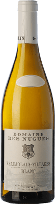 11,95 € 免费送货 | 白酒 Domaine des Nugues Blanc A.O.C. Beaujolais-Villages 博若莱 法国 Chardonnay 瓶子 75 cl