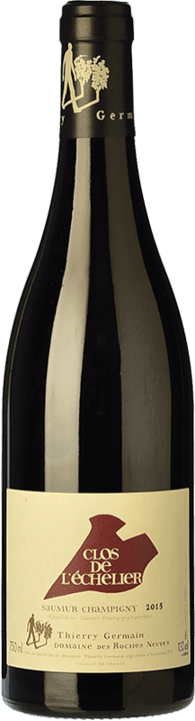 62,95 € Envio grátis | Vinho tinto Domaine des Roches Neuves Clos de l'Échelier Carvalho A.O.C. Saumur-Champigny Loire França Cabernet Franc Garrafa 75 cl
