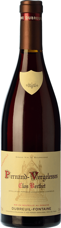 34,95 € Free Shipping | Red wine Dubreuil Fontaine Clos Berthet Young A.O.C. Pernand-Vergelesses Burgundy France Pinot Black Bottle 75 cl