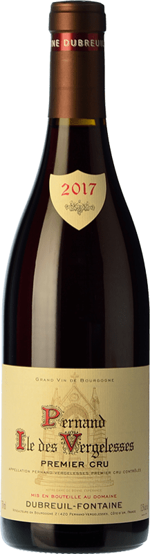 48,95 € 免费送货 | 红酒 Dubreuil-Fontaine Ile des Vergelesses 1er Cru 年轻的 A.O.C. Côte de Beaune 勃艮第 法国 Pinot Black 瓶子 75 cl