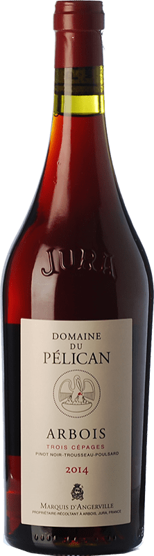37,95 € Envío gratis | Vino tinto Domaine du Pélican 3 Cépages Crianza A.O.C. Arbois Jura Francia Pinot Negro, Poulsard Botella 75 cl