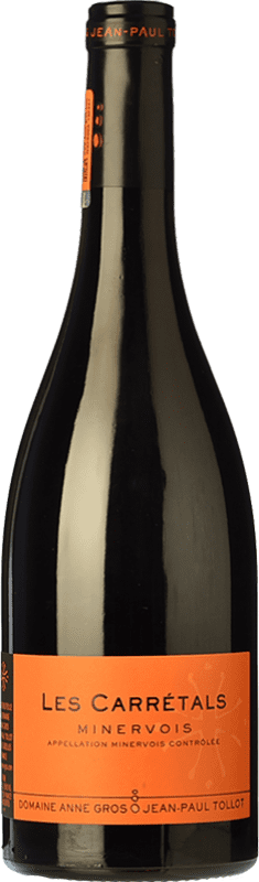 57,95 € Envío gratis | Vino tinto Gros-Tollot Les Carrétals Crianza I.G.P. Vin de Pays Languedoc Languedoc Francia Garnacha, Cariñena Botella 75 cl