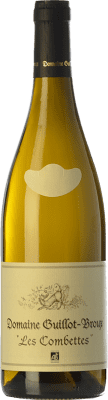22,95 € Envio grátis | Vinho Branco Guillot Broux Les Combettes Crianza A.O.C. Mâcon Borgonha França Chardonnay Eco — Biológico 75 cl
