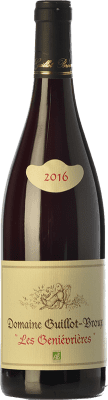 27,95 € Envio grátis | Vinho tinto Guillot Broux Les Geniévrières Crianza A.O.C. Bourgogne Borgonha França Pinot Preto Garrafa 75 cl