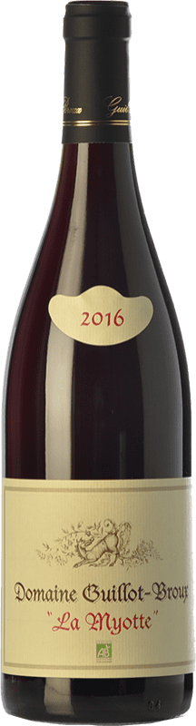 38,95 € 免费送货 | 红酒 Guillot-Broux La Myotte Rouge 岁 A.O.C. Bourgogne 勃艮第 法国 Pinot Black 瓶子 75 cl