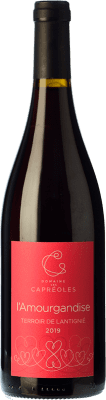 12,95 € Free Shipping | Red Wine Domaine Les Capréoles l'Amourgandise Villages Young A.O.C. Beaujolais Beaujolais France Gamay Eco — Organic 75 cl
