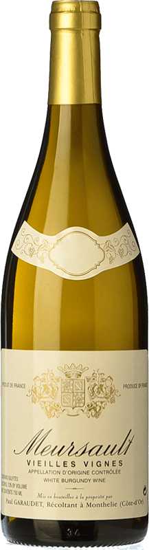 48,95 € Бесплатная доставка | Белое вино Paul Garaudet Vieilles Vignes старения A.O.C. Meursault Бургундия Франция Chardonnay бутылка 75 cl