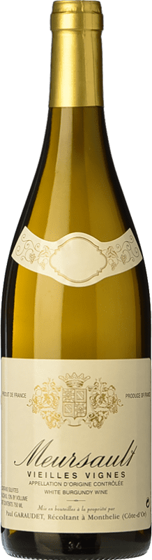 49,95 € Envio grátis | Vinho Branco Paul Garaudet VV Vieilles Vignes — Vinhas Velhas, Non Filtrato — Não Filtrado Crianza A.O.C. Meursault Borgonha França Chardonnay 75 cl