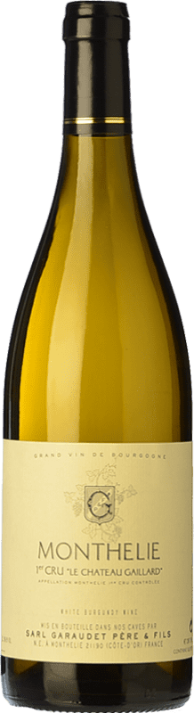 47,95 € Бесплатная доставка | Белое вино Paul Garaudet 1er C Le Château Gaillard старения A.O.C. Monthélie Бургундия Франция Chardonnay бутылка 75 cl