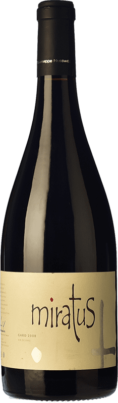 29,95 € Free Shipping | Red wine Philippe Nusswitz Miratus Aged I.G.P. Vin de Pays d'Oc Languedoc France Syrah, Grenache, Monastrell Bottle 75 cl