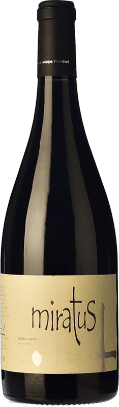 29,95 € Envío gratis | Vino tinto Philippe Nusswitz Miratus Crianza I.G.P. Vin de Pays d'Oc Languedoc Francia Syrah, Garnacha, Monastrell Botella 75 cl