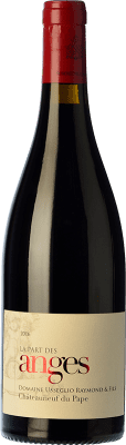 59,95 € Envío gratis | Vino tinto Raymond Usseglio La Part des Anges Joven A.O.C. Châteauneuf-du-Pape Rhône Francia Syrah, Garnacha, Mourvèdre Botella 75 cl