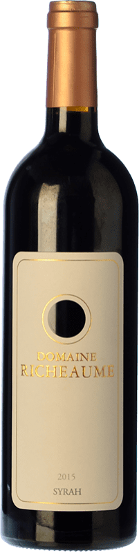 39,95 € Kostenloser Versand | Rotwein Richeaume Alterung Provence Frankreich Syrah Flasche 75 cl