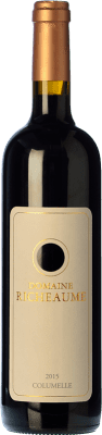 43,95 € Spedizione Gratuita | Vino Rosso Domaine Richeaume Columelle Crianza — Invecchiato in Botte Provenza Francia Merlot, Syrah, Cabernet Franc Eco — Biologico 75 cl