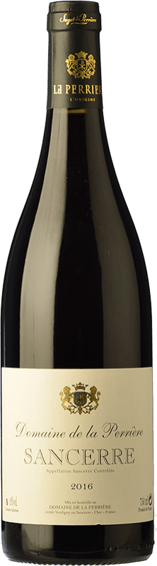 23,95 € Envío gratis | Vino tinto Saget La Perrière Roble A.O.C. Sancerre Loire Francia Pinot Negro Botella 75 cl