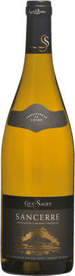 33,95 € Kostenloser Versand | Weißwein Saget La Perrière Blanc A.O.C. Sancerre Loire Frankreich Sauvignon Weiß Flasche 75 cl