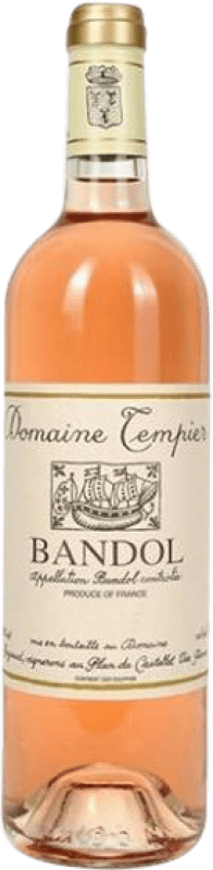 27,95 € Бесплатная доставка | Розовое вино Domaine Tempier Rosé A.O.C. Bandol Прованс Франция Monastrell, Grenache White, Cinsault бутылка 75 cl