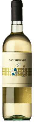 12,95 € Envío gratis | Vino blanco Donatella Cinelli Sanchimento I.G.T. Toscana Toscana Italia Gewürztraminer Botella 75 cl
