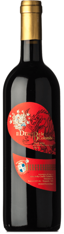 15,95 € Free Shipping | Red Wine Donatella Cinelli Il Drago e le 8 Colombe I.G.T. Toscana Tuscany Italy Merlot, Sangiovese, Sagrantino 75 cl