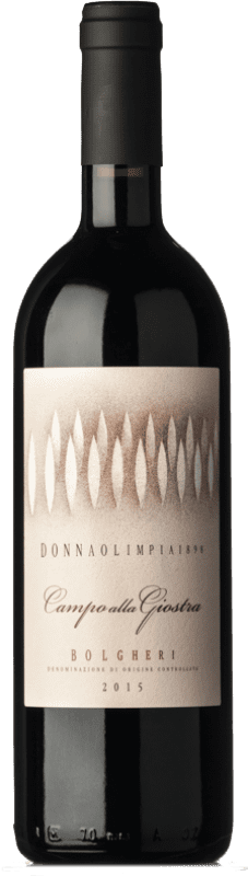 38,95 € Бесплатная доставка | Красное вино Donna Olimpia 1898 Campo alla Giostra D.O.C. Bolgheri Тоскана Италия Cabernet Sauvignon бутылка 75 cl