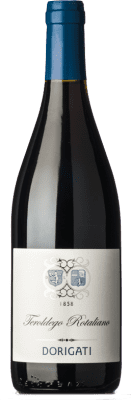 16,95 € Free Shipping | Red wine Dorigati D.O.C. Teroldego Rotaliano Trentino-Alto Adige Italy Teroldego Bottle 75 cl