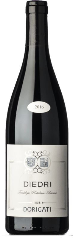 29,95 € Envoi gratuit | Vin rouge Dorigati Diedri Superiore D.O.C. Teroldego Rotaliano Trentin-Haut-Adige Italie Teroldego Bouteille 75 cl