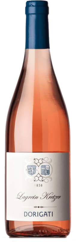 13,95 € Envío gratis | Vino rosado Dorigati Kretzer Joven D.O.C. Trentino Trentino-Alto Adige Italia Lagrein Botella 75 cl
