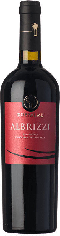 12,95 € Free Shipping | Red wine Due Palme Albrizzi I.G.T. Salento Puglia Italy Cabernet Sauvignon, Primitivo Bottle 75 cl