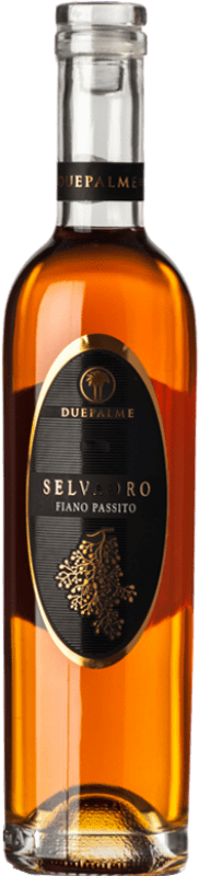 32,95 € Envio grátis | Vinho Doce Due Palme Selvaoro Passito I.G.T. Salento Puglia Itália Fiano Meia Garrafa 37 cl