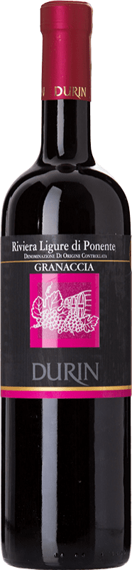 16,95 € 免费送货 | 红葡萄酒 Durin D.O.C. Riviera Ligure di Ponente 利古里亚 意大利 Garnacha — 歌海娜 75 cl