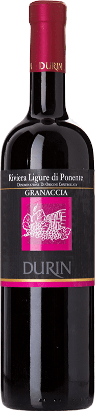15,95 € Kostenloser Versand | Rotwein Durin D.O.C. Riviera Ligure di Ponente Ligurien Italien Grenache Flasche 75 cl