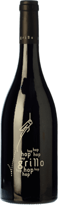 26,95 € Free Shipping | Red wine El Grillo y la Luna Hop Hop Crianza D.O. Somontano Catalonia Spain Syrah, Grenache Bottle 75 cl